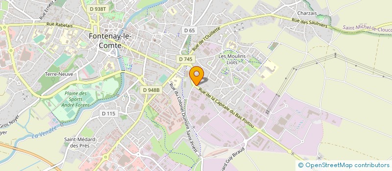 localisation de l'entreprise 494 186 026 à FONTENAY-LE-COMTE