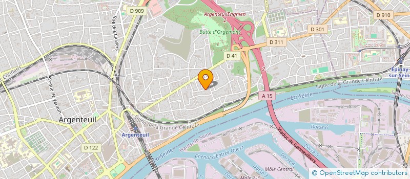 localisation de l'entreprise 494 188 840   ARGENTEUIL