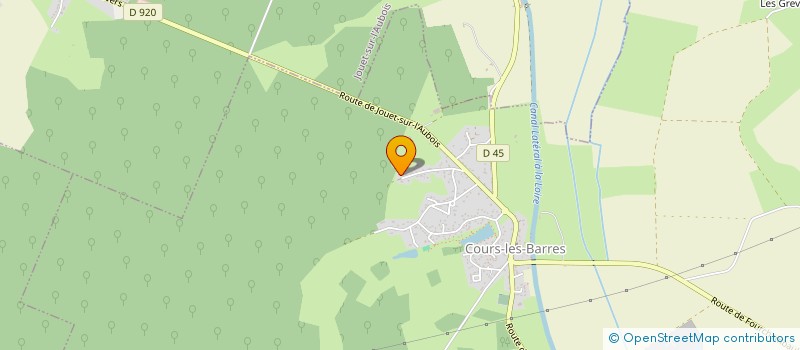 localisation de l'entreprise 494 197 999   COURS-LES-BARRES