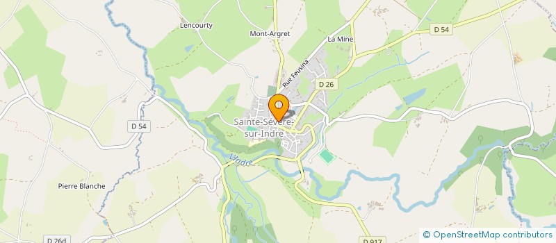 localisation de l'entreprise 494 267 149 à SAINTE-SEVERE-SUR-INDRE