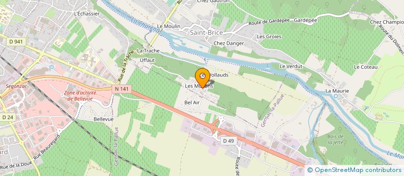 localisation de l'entreprise 494 363 807 à BOUTIERS-SAINT-TROJAN