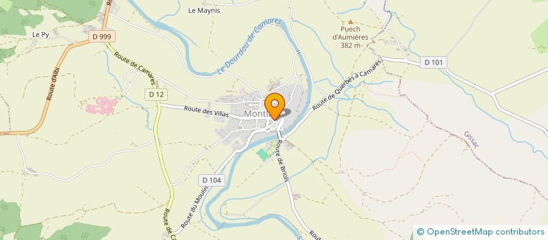 localisation de l'entreprise 494 414 055   MONTLAUR