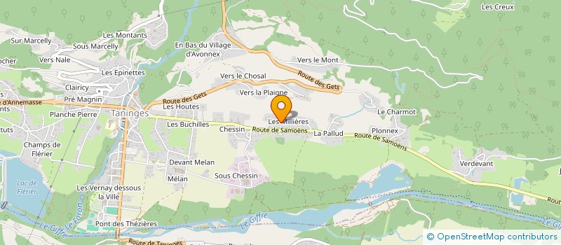 localisation de l'entreprise 494 518 210   TANINGES