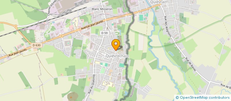 localisation de l'entreprise 494 608 862   QUIEVRECHAIN