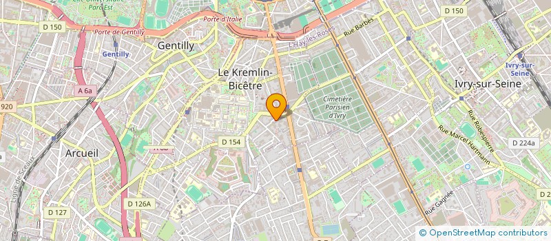 localisation de l'entreprise 494 613 730   LE KREMLIN-BICETRE