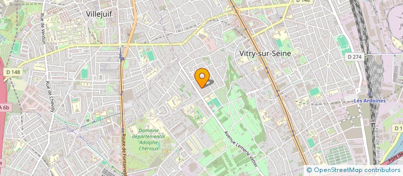 localisation de l'entreprise 494 663 529 à VILLEJUIF