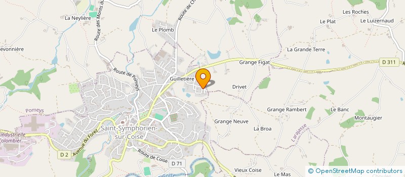 localisation de l'entreprise 494 790 884   GREZIEU-LE-MARCHE