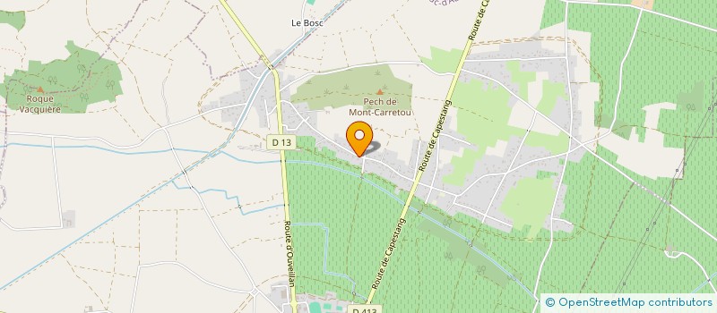 localisation de l'entreprise 494 929 375   CUXAC-D'AUDE