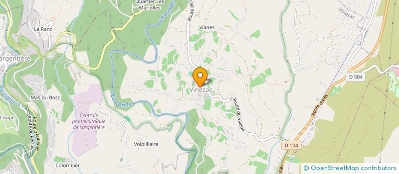 localisation de l'entreprise 494 963 036   AUBENAS