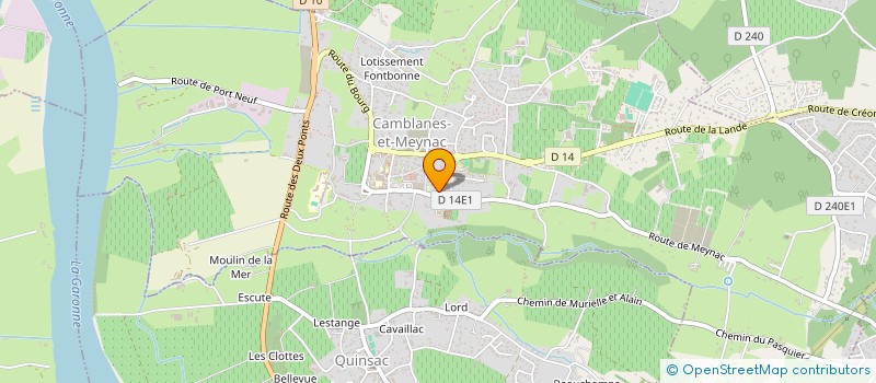 localisation de l'entreprise 494 975 311   CAMBLANES-ET-MEYNAC