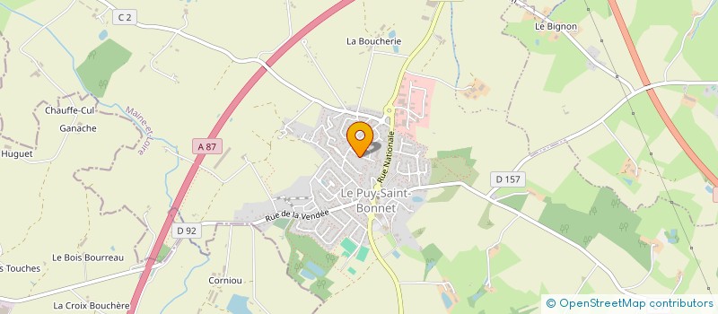 localisation de l'entreprise 494 IMMOBILIER à CHOLET