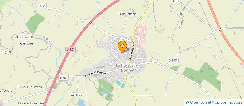 localisation de l'entreprise 494 MANOMA à CHOLET