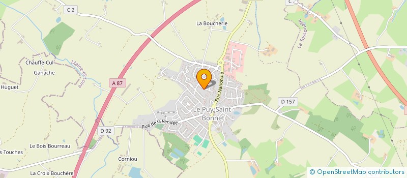 localisation de l'entreprise 494 MENUISERIES à CHOLET