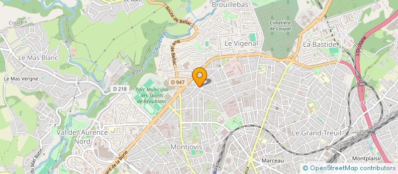 localisation de l'entreprise 495 002 347 à LIMOGES