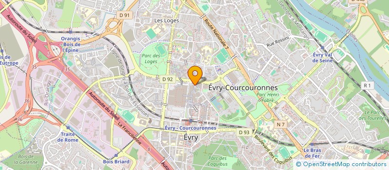 localisation de l'entreprise 495 042 335   EVRY-COURCOURONNES