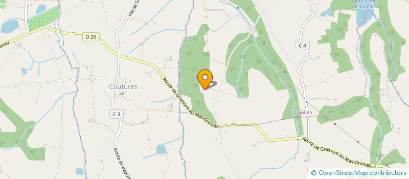 localisation de l'entreprise 495 059 701   FAJOLLES