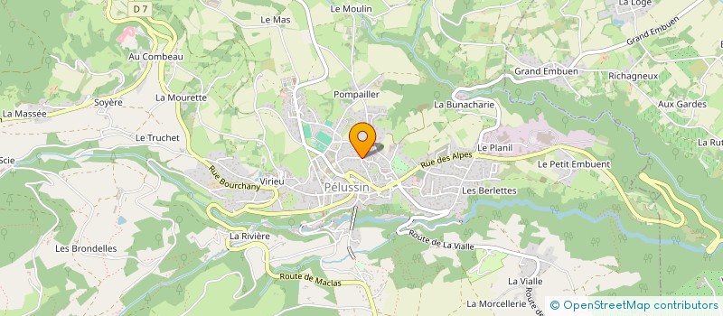 localisation de l'entreprise 495 152 712 à PELUSSIN