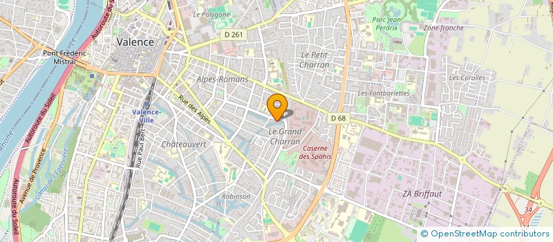 localisation de l'entreprise 495 272 221 à VALENCE