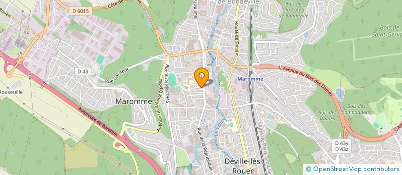 localisation de l'entreprise 495 299 810  à ROUEN