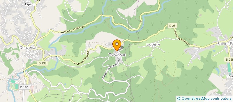 localisation de l'entreprise 495 320 079   DONZENAC