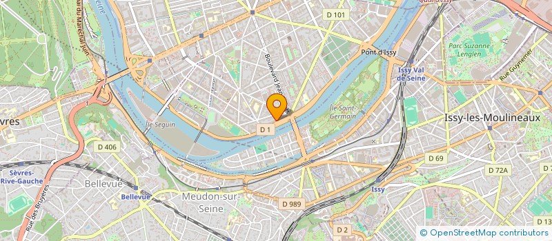 localisation de l'entreprise 497 496 505 à BOULOGNE-BILLANCOURT