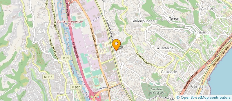localisation de l'entreprise 497 509 653 à NICE