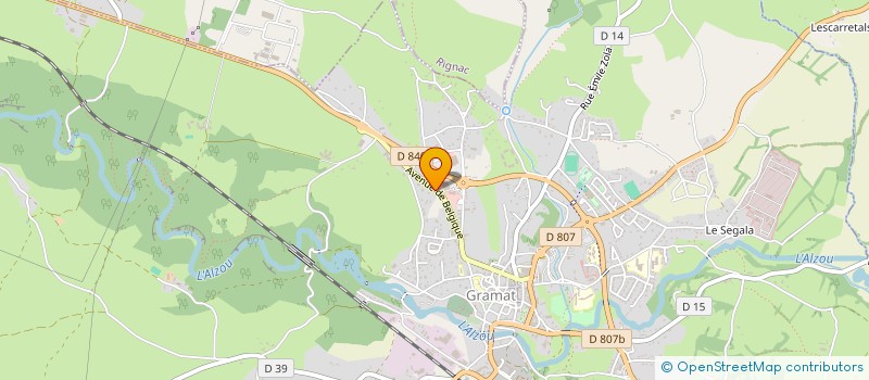 localisation de l'entreprise 497 532 036   GRAMAT