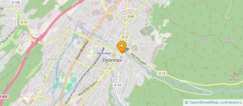 localisation de l'entreprise 497 539 775 à ARBENT