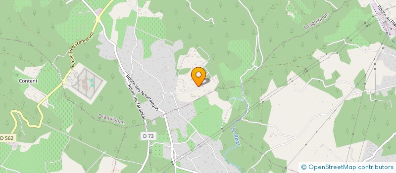 localisation de l'entreprise 497 554 774   DRAGUIGNAN