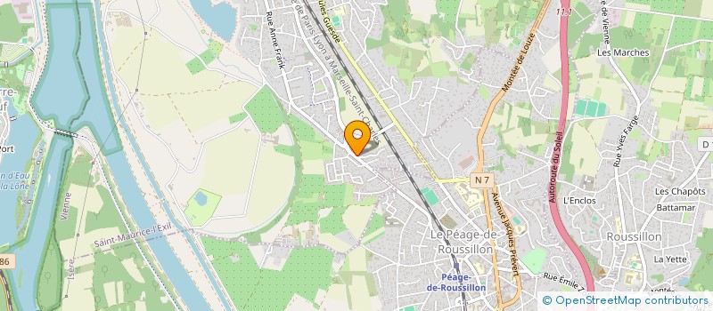 localisation de l'entreprise 497 622 563  à ROUSSILLON