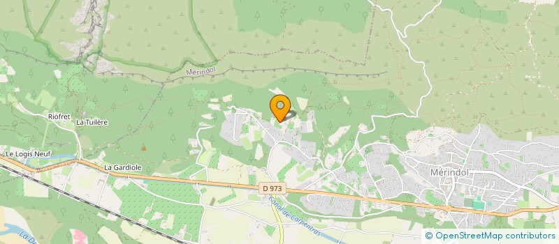 localisation de l'entreprise 497 635 623   MERINDOL