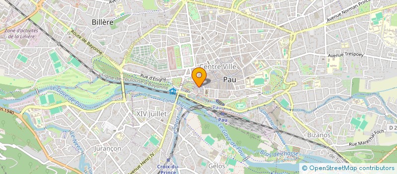 localisation de l'entreprise 497 649 129 à PAU