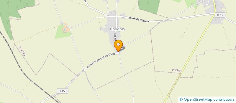 localisation de l'entreprise 497 653 980   COUDRAY