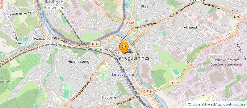 localisation de l'entreprise 497 689 430   SARREGUEMINES