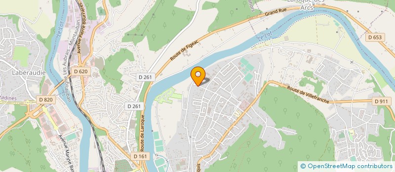 localisation de l'entreprise 497 700 765   CAHORS