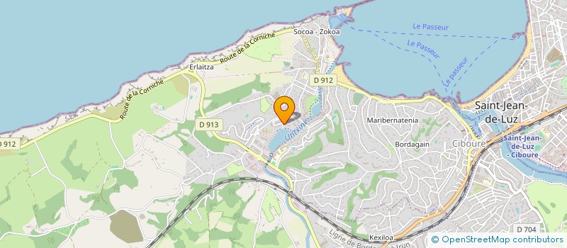 localisation de l'entreprise 497 734 285   URRUGNE