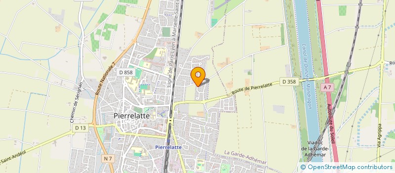 localisation de l'entreprise 497 739 797   PIERRELATTE