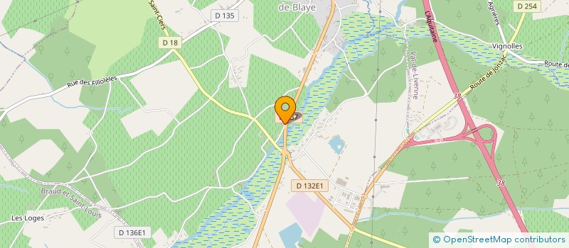 localisation de l'entreprise 497 786 996   SAINT-AUBIN-DE-BLAYE