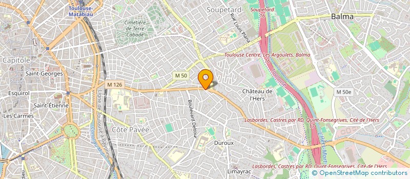 localisation de l'entreprise 497 822 320 à TOULOUSE