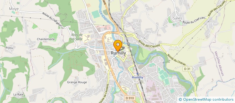 localisation de l'entreprise 497 831 495 à RUMILLY