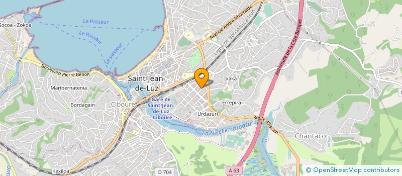 localisation de l'entreprise 497 900 258  à SAINT-JEAN-DE-LUZ