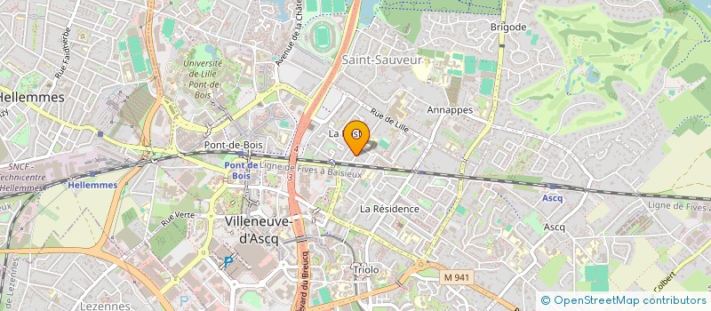 localisation de l'entreprise 497 966 341   VILLENEUVE-D'ASCQ