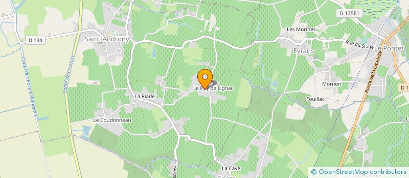 localisation de l'entreprise 497 974 857   SAINT-CHRISTOLY-DE-BLAYE