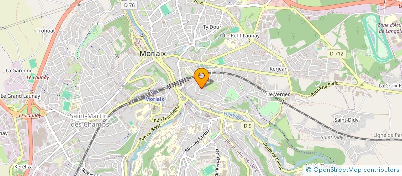 localisation de l'entreprise 498 014 752 à MORLAIX