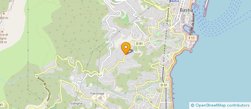 localisation de l'entreprise 498 017 938   BASTIA