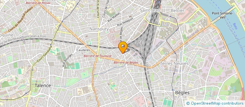 localisation de l'entreprise 498 075 456   BORDEAUX