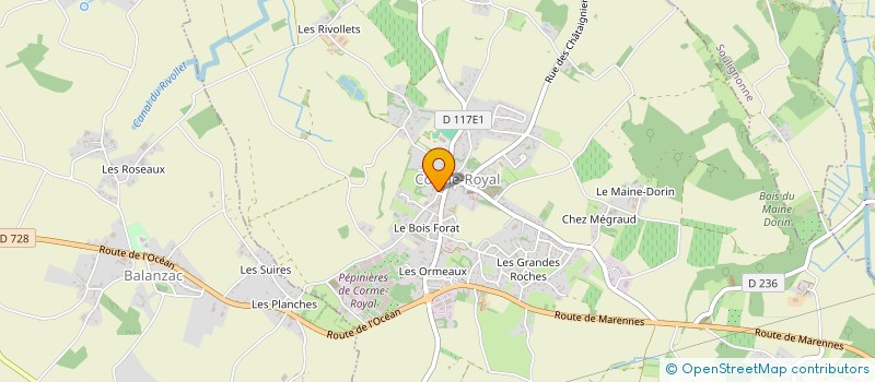 localisation de l'entreprise 498 078 013   CORME-ROYAL