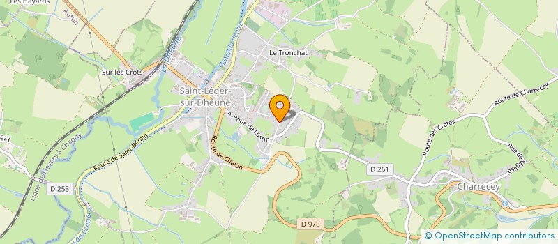 localisation de l'entreprise 498 104 256 à SAINT-LEGER-SUR-DHEUNE