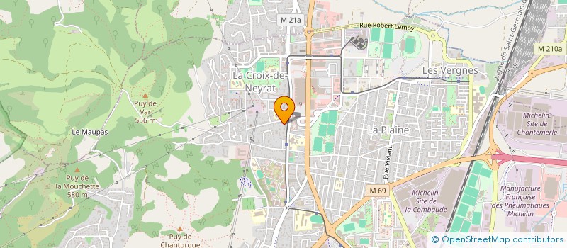 localisation de l'entreprise 498 150 820   CLERMONT-FERRAND