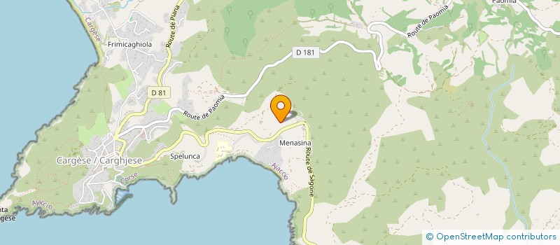 localisation de l'entreprise 498 157 296 à AJACCIO
